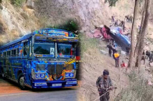 ඇල්ල – වැල්ලවාය ප්රධාන මාර්ගයේ  බස් රථ අනතුරක්